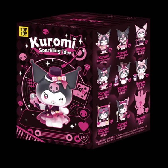 Top Toy x Sanrio Kuromi Sparkling Idol Series Figure Blind Box - Picture 2 of 13